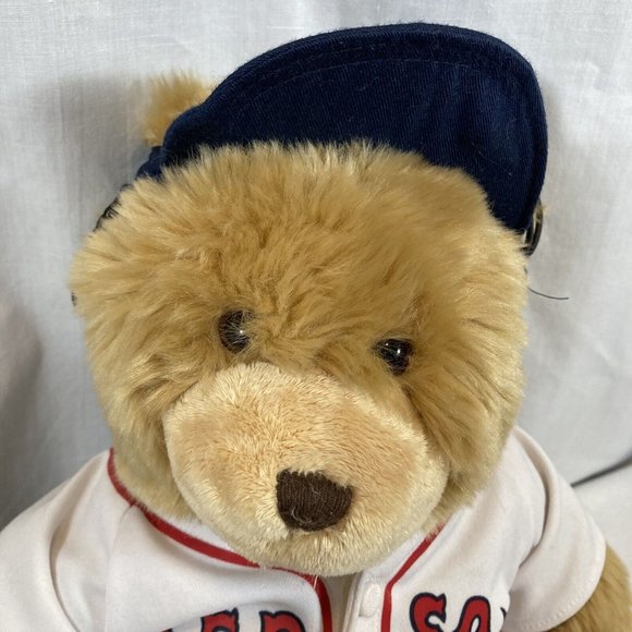 Build A Bear Boston Red Sox Uniform Jersey Pants Socks Hat 17 Inches Teddy Gift - Picture 2 of 11